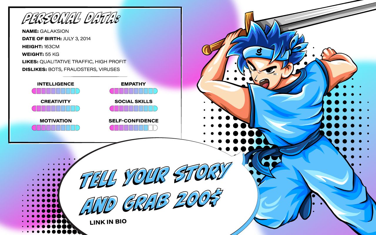Tell your story and grab 200$