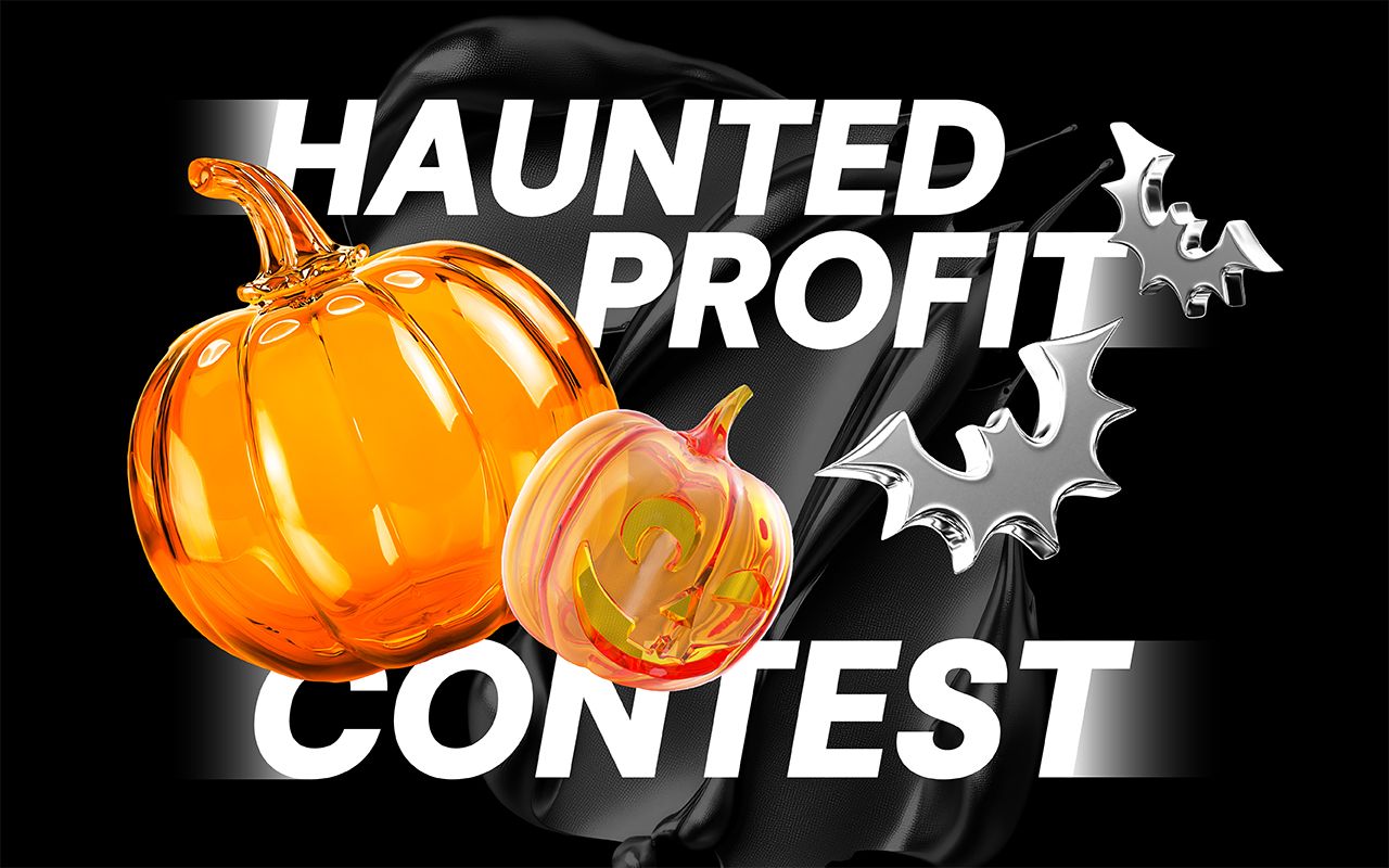 Win promo codes and $100! Haunted Profit Contest on Galaksion
